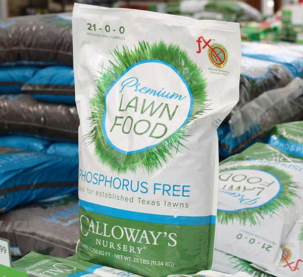 Link to Calloway’s Premium Lawn Food Phosphorus Free product page