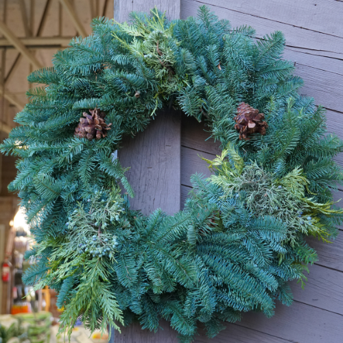 living christmas wreath