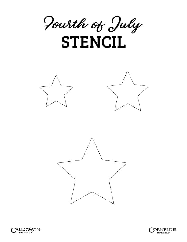 fourth of july stencil