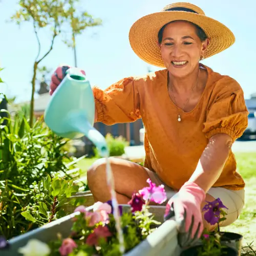 gardening tips water with watering can