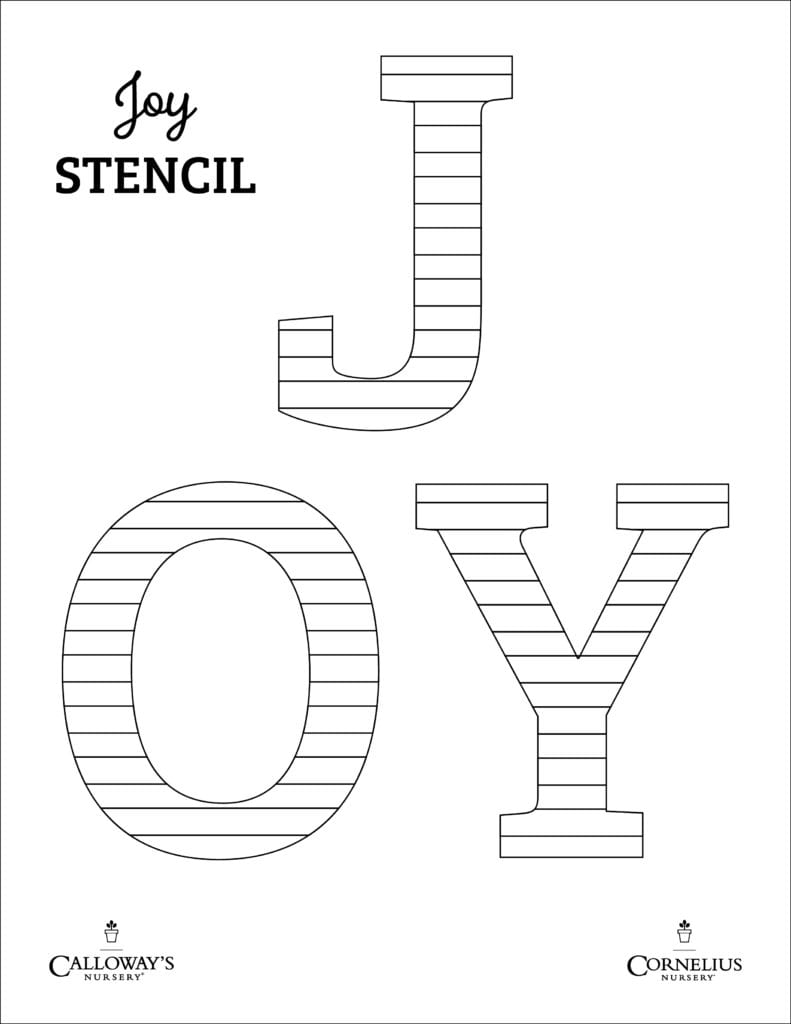 joy stencil