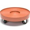 DeVault 12 in Plant Dolly Caddy Terra Cotta