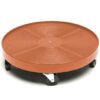DeVault 16 in Plant Dolly Caddy Terra Cotta