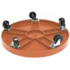 DeVault 16 in Plant Dolly Caddy Terra Cotta