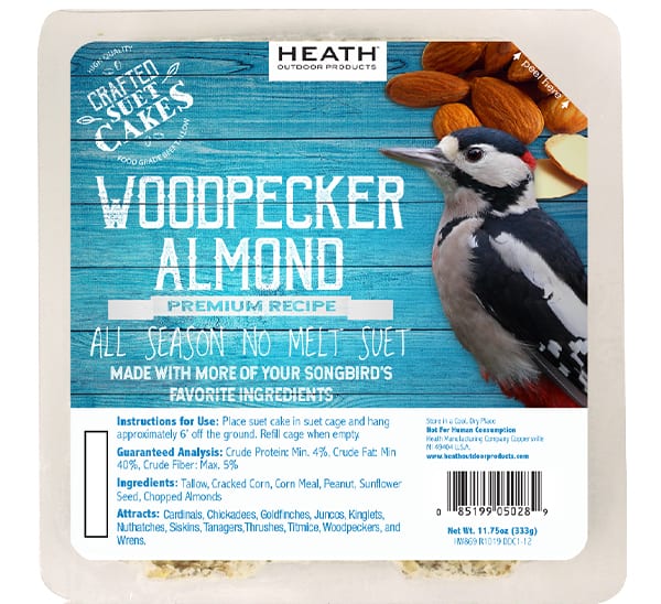 Heath® Crafted Suet Cakes Woodpecker Almond