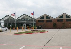 Store front of the Calloway's Nursery Plano North Location