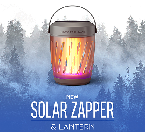 Skeeter Hawk Solar Zapper and Flickering Lantern