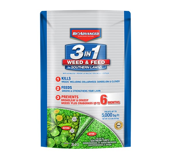 BioAdvanced® 3-In-1 Weed And Feed For Southern Lawns