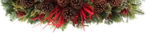 Enchanted Forest Mantel piece on white background