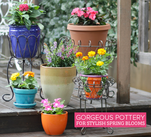 How to Use Stylish Pottery for Your May Flowers