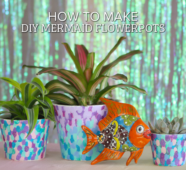 mermaid flowerpots