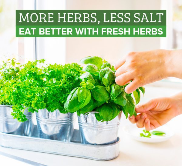 eat better with fresh herbs
