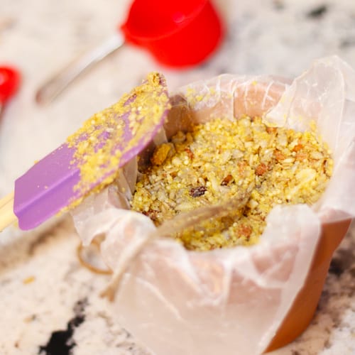 Fill Terra Cotta Pottery With Bird Seed for DIY Bird Seed Bells | Calloway's Nursery