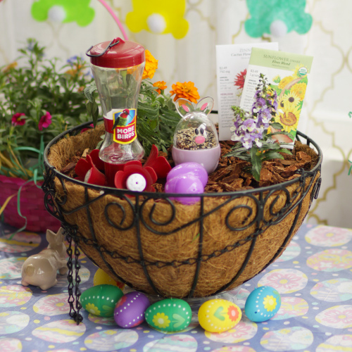 easter hanging baskets for kids