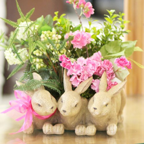 easter silk arrangements