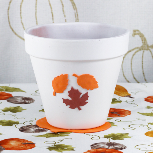 fall foliage planter