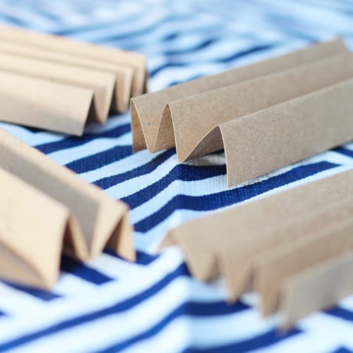 folded paper close up