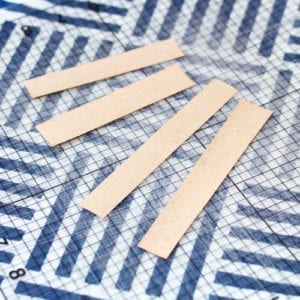 cut paper strips