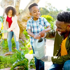 family gardening