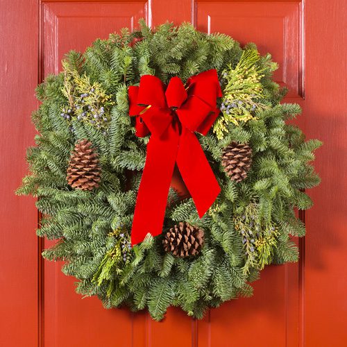 Fresh Wreath for Christmas Holidays Decoration | Calloway's Nursery