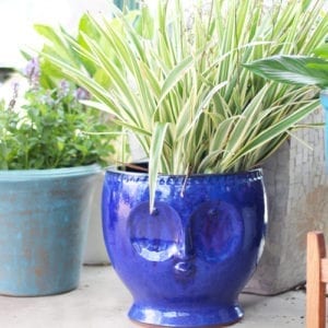 blue pottery