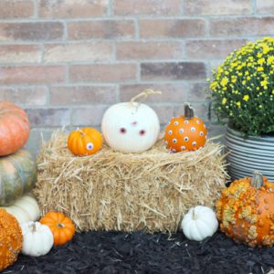 googly eye pumpkins