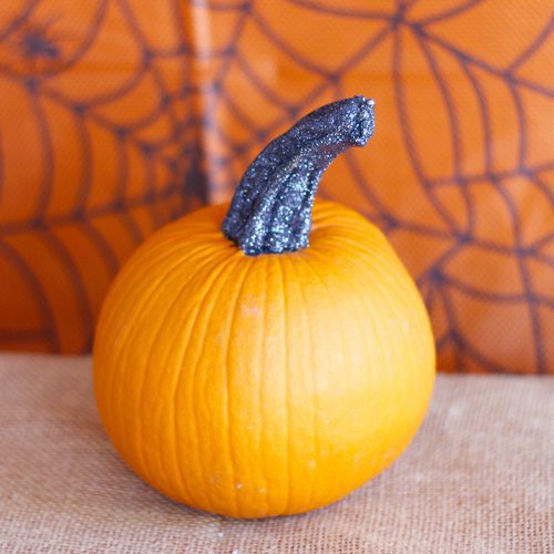 Glitter Stem Pumpkin Decorating for Halloween | Calloway's Nursery