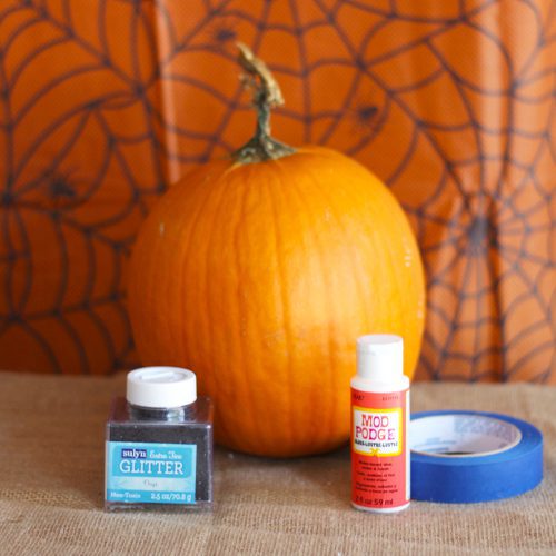 Glitter Pumpkin Decorating for Halloween | Calloway's Nursery