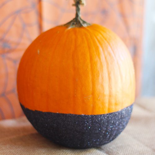 Glitter Pumpkin Idea for Halloween Decoration | Calloway's Nursery