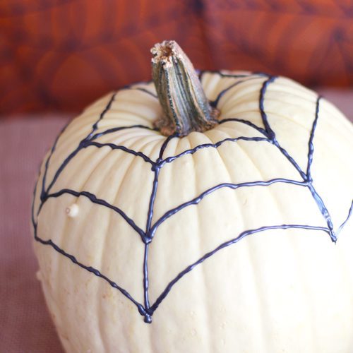 Spider Web Pumpkin for Halloween | Calloway's Nursery