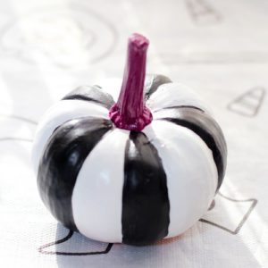 pinwheel painted pumpkin