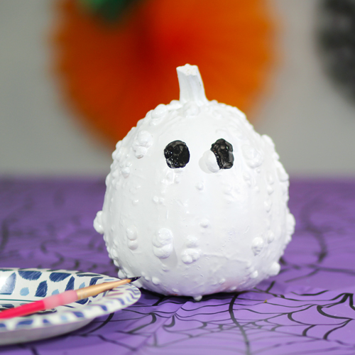 creative spooky ghost pumpkins
