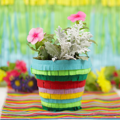 felt pinata planter