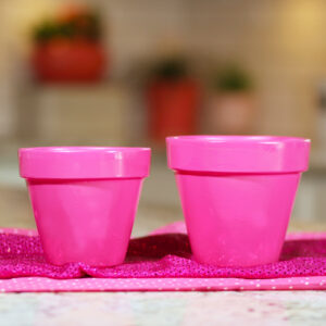 pink pottery