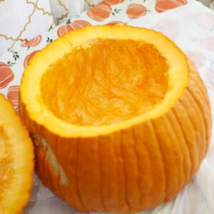 clean out pumpkin