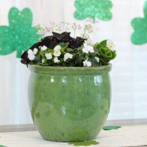 shamrocks and flowers
