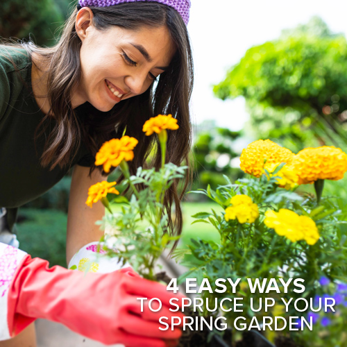easy ways to spruce up your garden