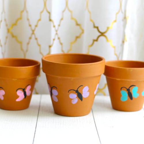 butterfly pottery ideas