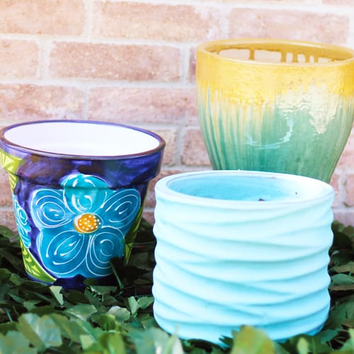container garden pottery
