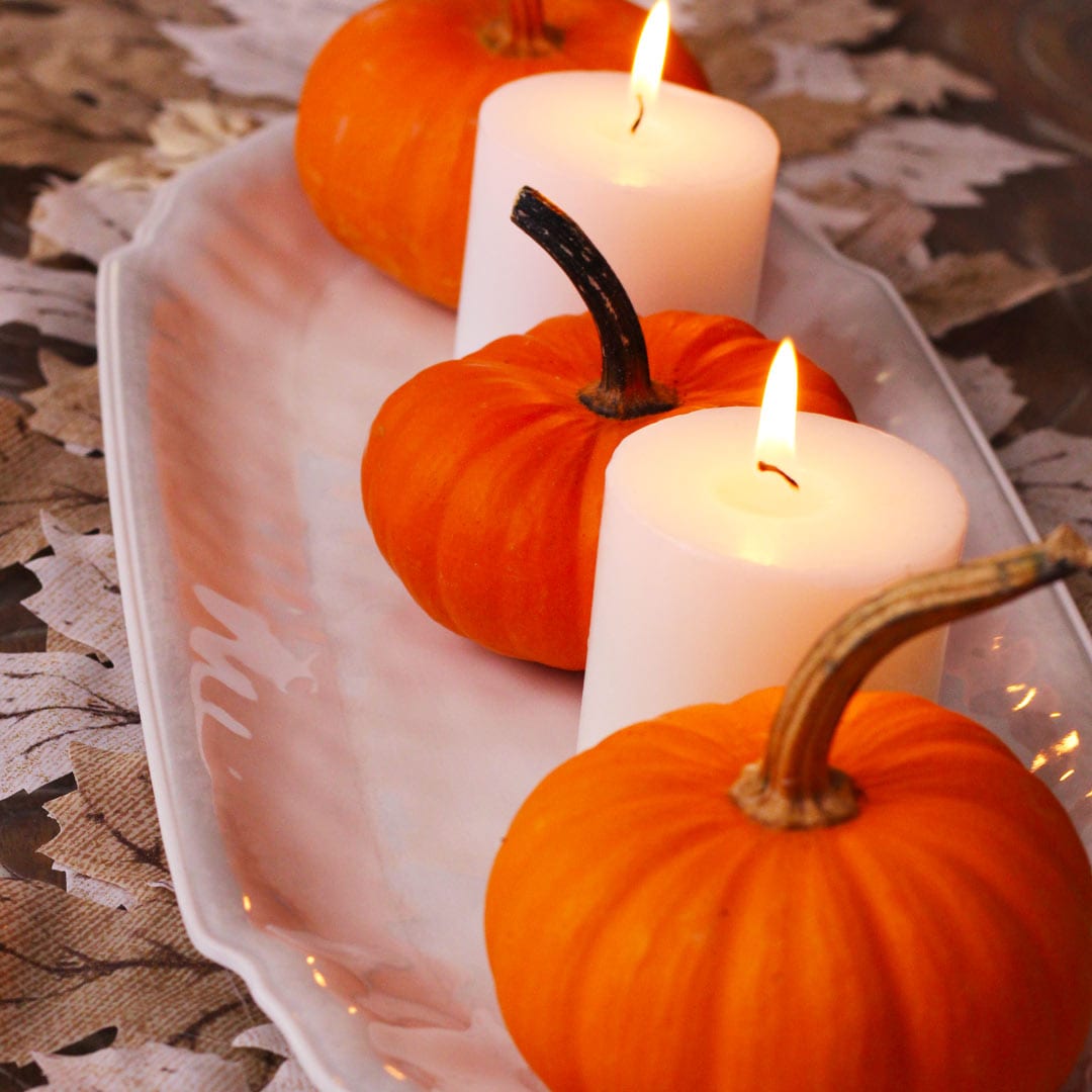 pumpkin centerpiece