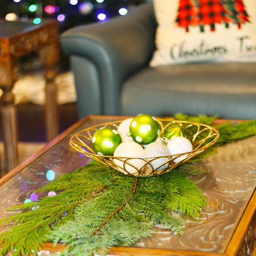cedar bunch on table