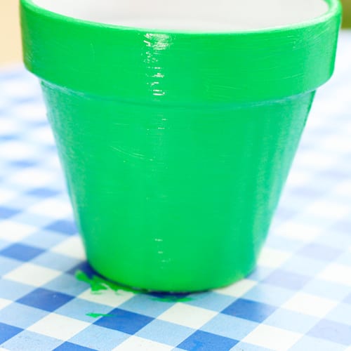 paint pot green