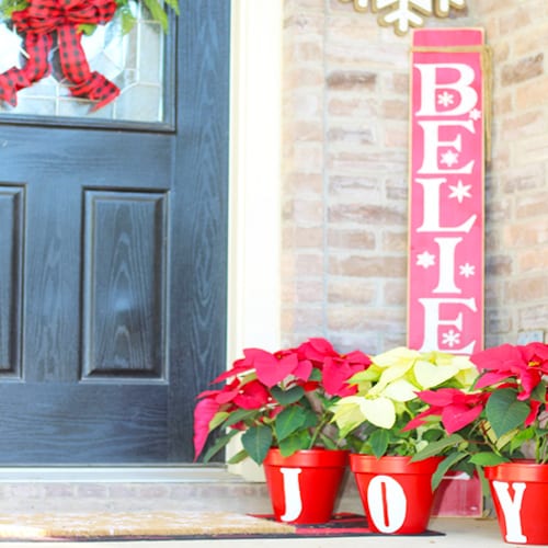 christmas decorating ideas with pottery
