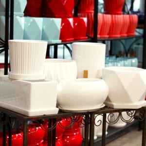 white pottery selection