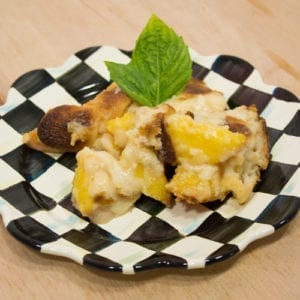 peach cobbler