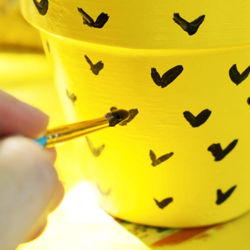 paint pottery