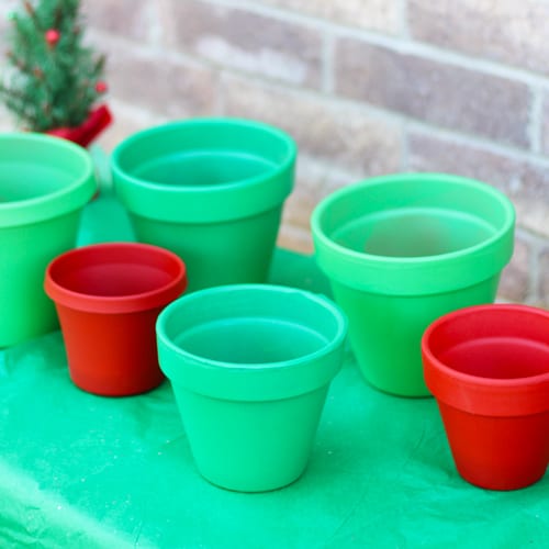 painted pottery for ornaments