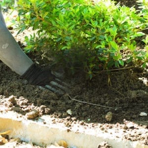 pressing soil