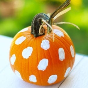 thumbprint pumpkin ghosts
