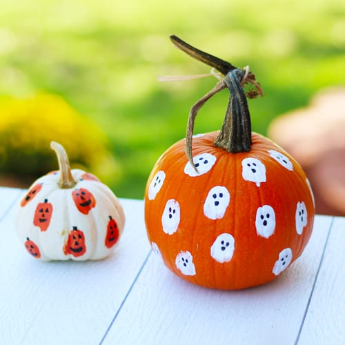 Thumbprint Pumpkin Decorating for Fall Decoration | Calloway’s Nursery 